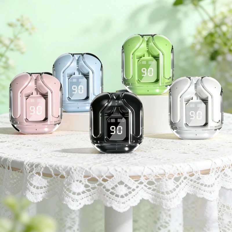 Wireless Mini Earbuds LED Powe - Earbuds Charging Case review and price