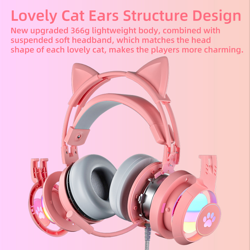 Pink Gaming Headset for PC, PS - Gaming Headset Rgb review and price