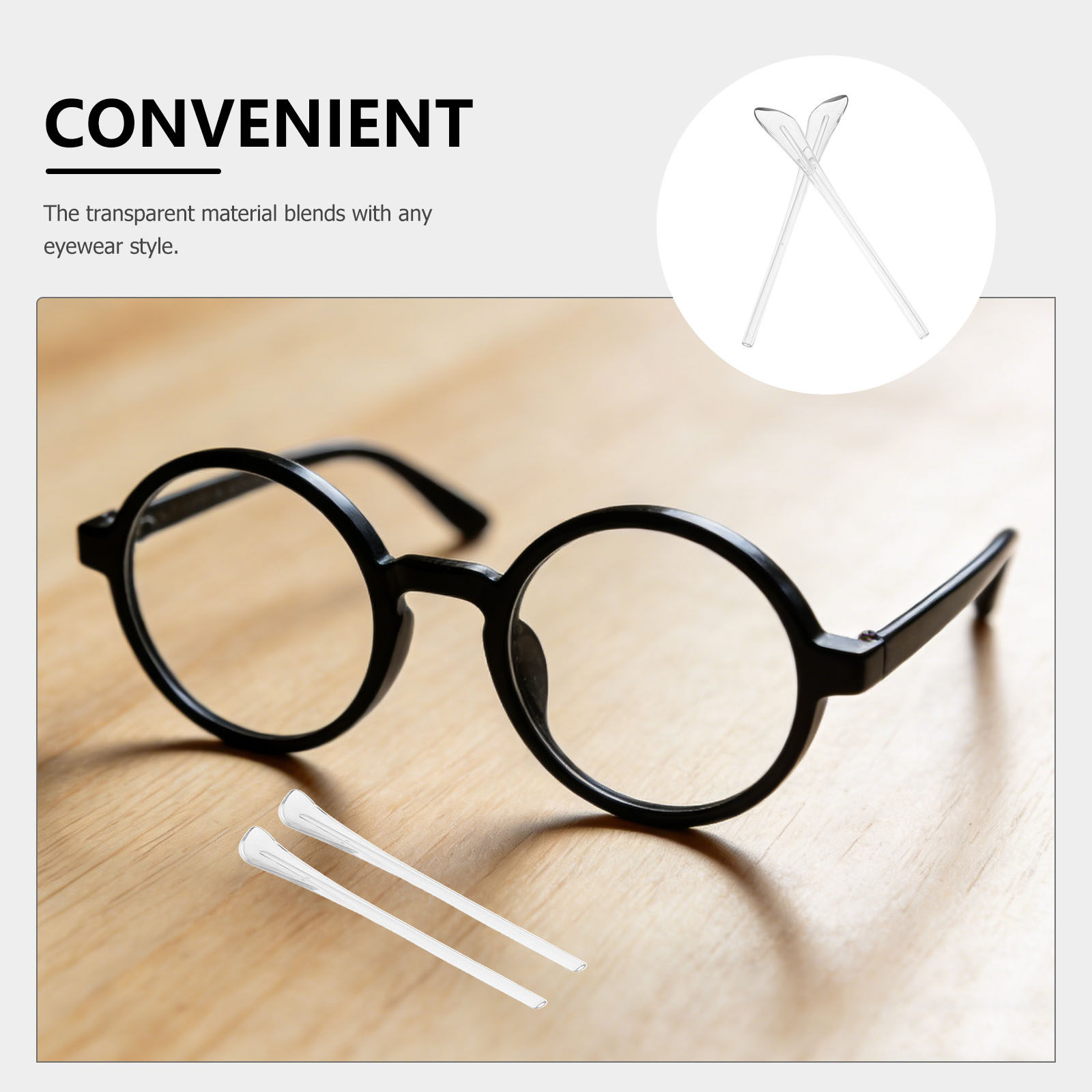 10Pcs Soft Eyeglass Temple Tip - Silicone Ear Tip Replacement review and price